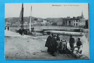Ansichtskarte AK Martigues 1905-1915 Quai du Pont Tournant Frankreich France 13 Bouches du Rhone